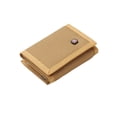 thumbnail image 2 of ITFABS Men 3-Fold Coin Purse, Canvas Wallet, Solid Color Fashion Slim Portable Card Pack, 2 of 9