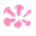 thumbnail image 3 of lionlar 100pcs Pink Plastic Noses Eyes Washers for Teddy Bear Doll Puppet DIY Props, 3 of 9