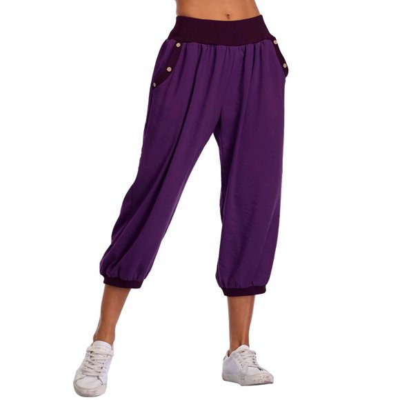 Capri Jogger Pants Womens