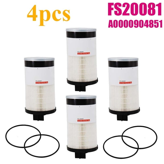 (PACK OF 4) Fuel Filter Water Separator FS20081