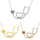 thumbnail image 5 of Colr de cadena colgante de enfermería con corazón Sunnimix  Collar de la mujer, 5 of 8
