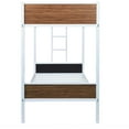 thumbnail image 5 of Churanty Wood Bunk Bed Space-Saving, Twin-over-full, White, 5 of 7