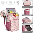 thumbnail image 5 of Travel Cooler Bag - Pink Bows and Baseballs Pattern Camping Beer Cooler Backpack with Bottle Opener- Waterproof Insulated Picnic Backpacks - Cooler Bag for Beach, 5 of 6