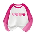 thumbnail image 5 of Posijego Valentines Day Shirts for Kids Girls Long Sleeve Tee Cute Graphic T-Shirts Spring Basic Tee Undershirts Tops, 5 of 9