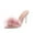 Pink, variant on Fesfesfes Platform Heels For Women Pointed High Heeled Sandals Open Toed Thin Heeled Fish Snout Slippers 8.5(41)
