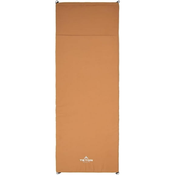 Teton Canvas Camp Pad, Sleeping Pad for Car Camping, Brown
