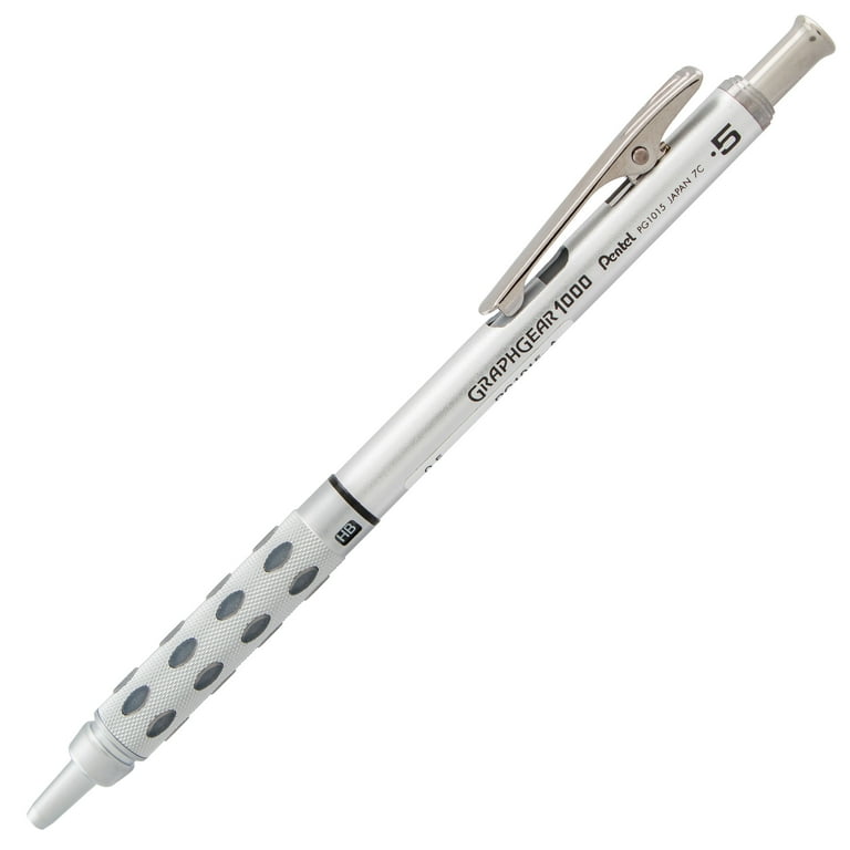 Pentel GraphGear 1000 Drafting Pencil, .5mm, Gray - Walmart.com