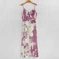 thumbnail image 5 of Toile De Jouy Pink Chinoiserie Tea Sleeveless Dress Loose Women's Dress Dresses Luxury Evening Dresses, 5 of 9
