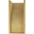 thumbnail image 4 of 10"W x 10"D x 20"H Wide Clemmons Rough Cedar Woodgrain TimberThane Corbel, Primed Tan, 4 of 6