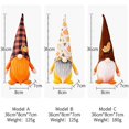 thumbnail image 2 of Muñeca enana de Halloween, 3 piezas de gnomos de otoño del día de Acción de Gracias, adornos de ventana de mesa de muñeca sin rostro para vacaciones de cosecha Zhivalor ZYY-1239, 2 of 5