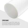 thumbnail image 4 of Uxcell Rigid Round Pipe 147.6mm ID 160mm OD 9" Length White High Impact, 4 of 6