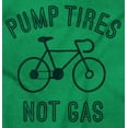 thumbnail image 2 of Bicycle Pump Tires Not Gas Eco Biker Plus Size Crewneck Graphic Tee Shirt Brisco Brands 4X, 2 of 5