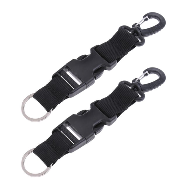 2x Correa de Soporte de Cámara de Nylon Premium para Buceo con Cordón con Clip Giratorio