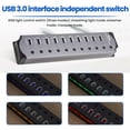 thumbnail image 5 of 10 in 1 Powered USB HUB 10 Ports USB Adapter USB Splitter, 5 of 5