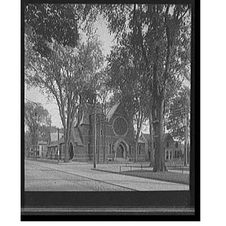Historic Print, [Calvary Church, Utica, N.Y.], 16" x 20"