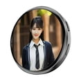 thumbnail image 2 of Smart Digital Badge Pin, Programmable LCD Screen Video & Photo Display, Wearable Electronic Button Tag for Anime Cosplay Party & DIY Gifts (1 Electronic Badge), 2 of 5
