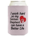thumbnail image 4 of Dog Lover Gifts For Women I Work Hard So My German Shepherd Can Have A Better Life Heart 6-Pack Can Drink Sleeves, 4 of 8