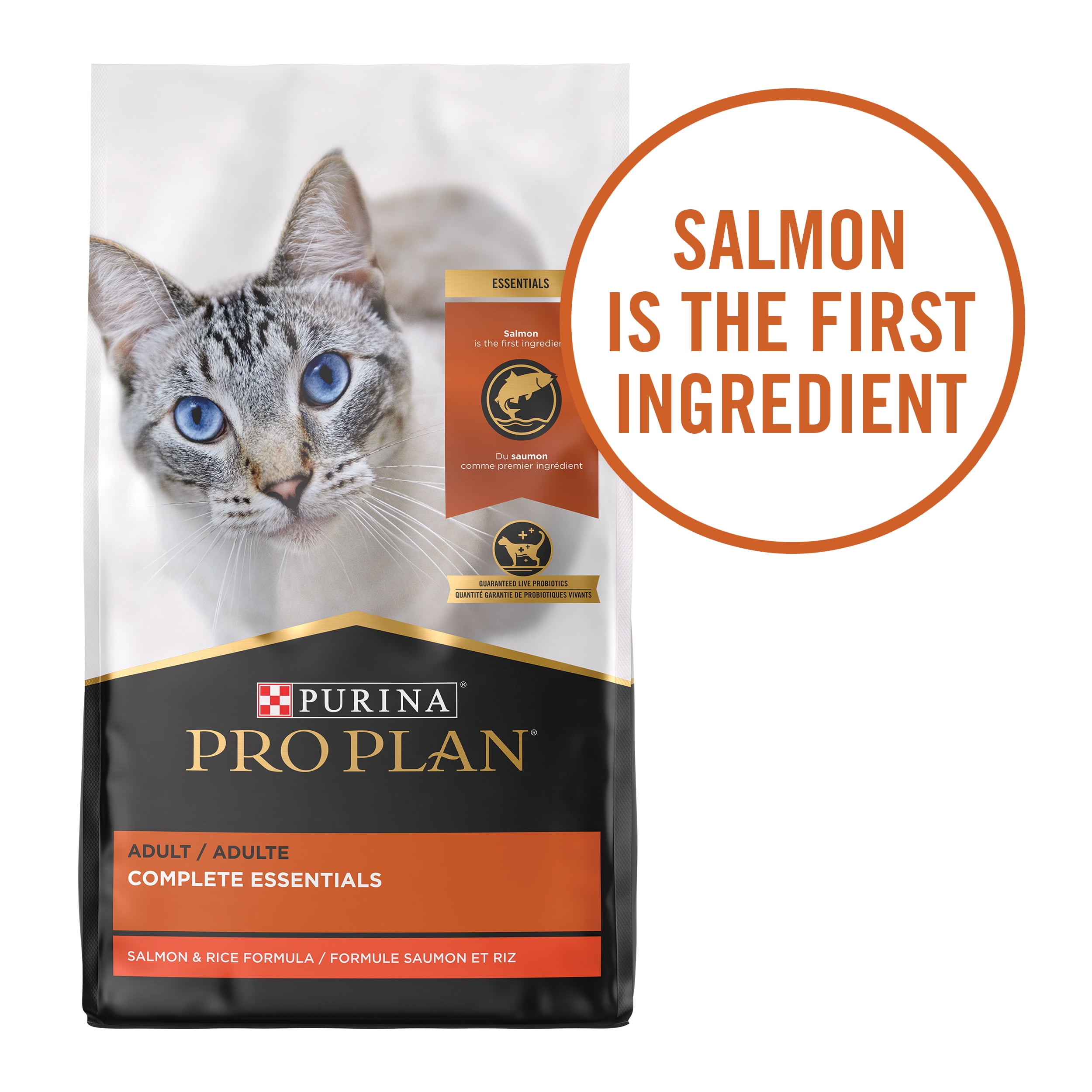 Purina Pro Plan With Probiotics, High Protein Dry Cat Food, Salmon