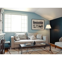 Kenroy Home Spyglass 59.5'' Floor Lamp with Off-White Fabric Empire Shade Traditional Floor Light Fixture for Living Room, Bedroom, or Office, Brushed Steel