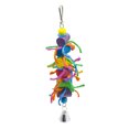 thumbnail image 1 of Parrot Block Toy Cylindrical Bell Funny Sisal Parrot Toy Cotton Rope Bird Toy, 1 of 10