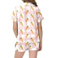 thumbnail image 3 of MIASHUI Ensemble de Pyjamas Peints en Forme d'Œuf de Pâques pour Enfants Garçons Filles Lapin Vêtements de Nuit, Rose, 8-9 Ans, 3 of 4