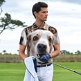 thumbnail image 3 of Fotbe Realistic Cute Puppy Camiseta Polo de Golf para Hombre con Estampado – Camisa Deportiva Transpirable con Cuello Abotonado-Small, 3 of 6