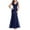 Navy, variant on Long Ball Gowns for Women Sparkly Formal Chiffon Sequin Dress V Neck Prom Maxi Dress Bodycon Mermaid Evening Gowns