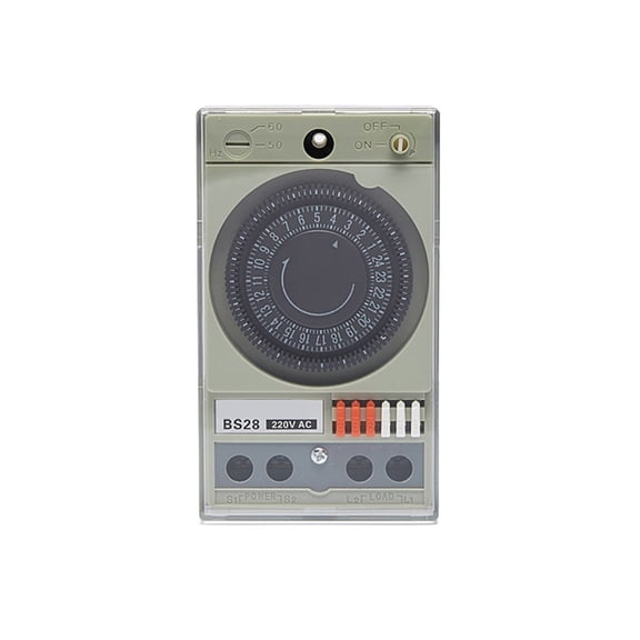 EJYWPSWD Mechanical Timer Swith Type 24 Hours 220V Timer Switch with 48 Times per Day Min Time Interval 30 Min