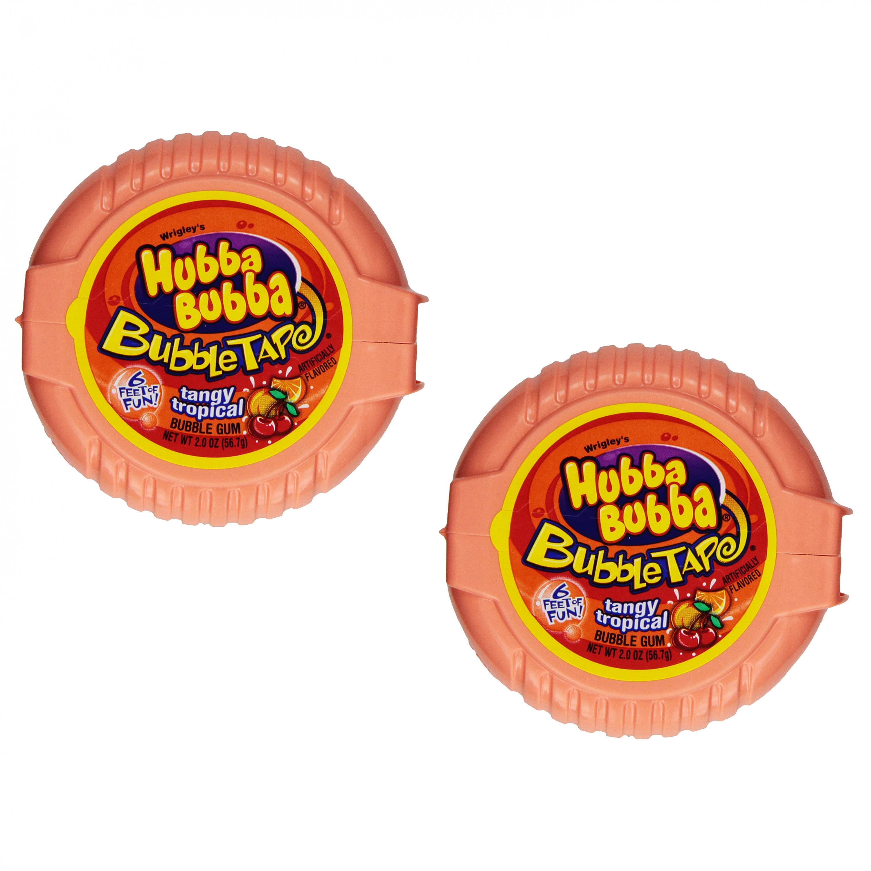 6 feet Hubba Bubba Tangy Tropical Juicy Bubble Roll Gum ...