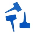 thumbnail image 2 of MasteelfCA 100pcs 10*6cm Plastic Plant T-type Tags Markers Nursery Garden Labels (Blue), 2 of 7