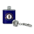thumbnail image 2 of Kentucky State Flag Stainless Steel 1oz Mini Flask Key Chain, 2 of 3