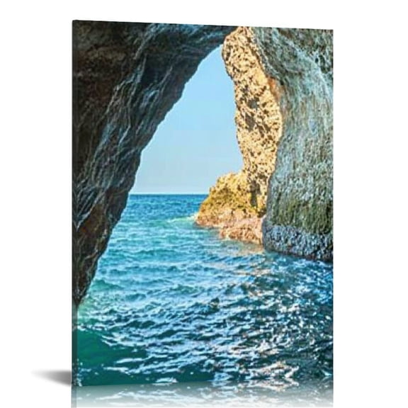 BCIIG Rock Formation Canvas Prints Wall Art for Home Office Decor 12x16 in