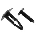thumbnail image 3 of 50Pcs Plastic Rivets Fastener Car Bumper Push Clips 32mm Long Black, 3 of 8