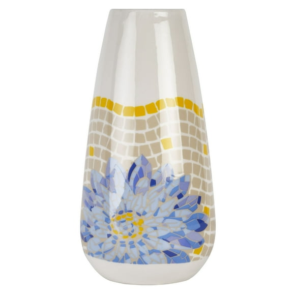 Dolly Parton 10.5 in Mosaic Flower Ceramic Vase