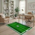 thumbnail image 2 of ODIKA Football Field Sport Theme With Yard Line Stripes And Goal Marks Non-Slip Chair-Friendly for Home Office, Gaming Room, Under Desk, 2 of 7