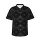 thumbnail image 1 of Fotbe Black Poker Camisa Hawaiana para Hombre Unisex – Camisa Casual de Verano con Botones de Manga Corta de Algodón y Lino,X-Large, 1 of 7