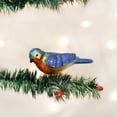 thumbnail image 2 of Old World Christmas Bird Watcher Collection Glass Blown Ornaments for Christmas Tree Bluebird, 18043, 2 of 2