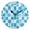 Black, variant on Blue Square Round Wall Clock Silent Battery Operated Home Decor for Living Room Bedroom
