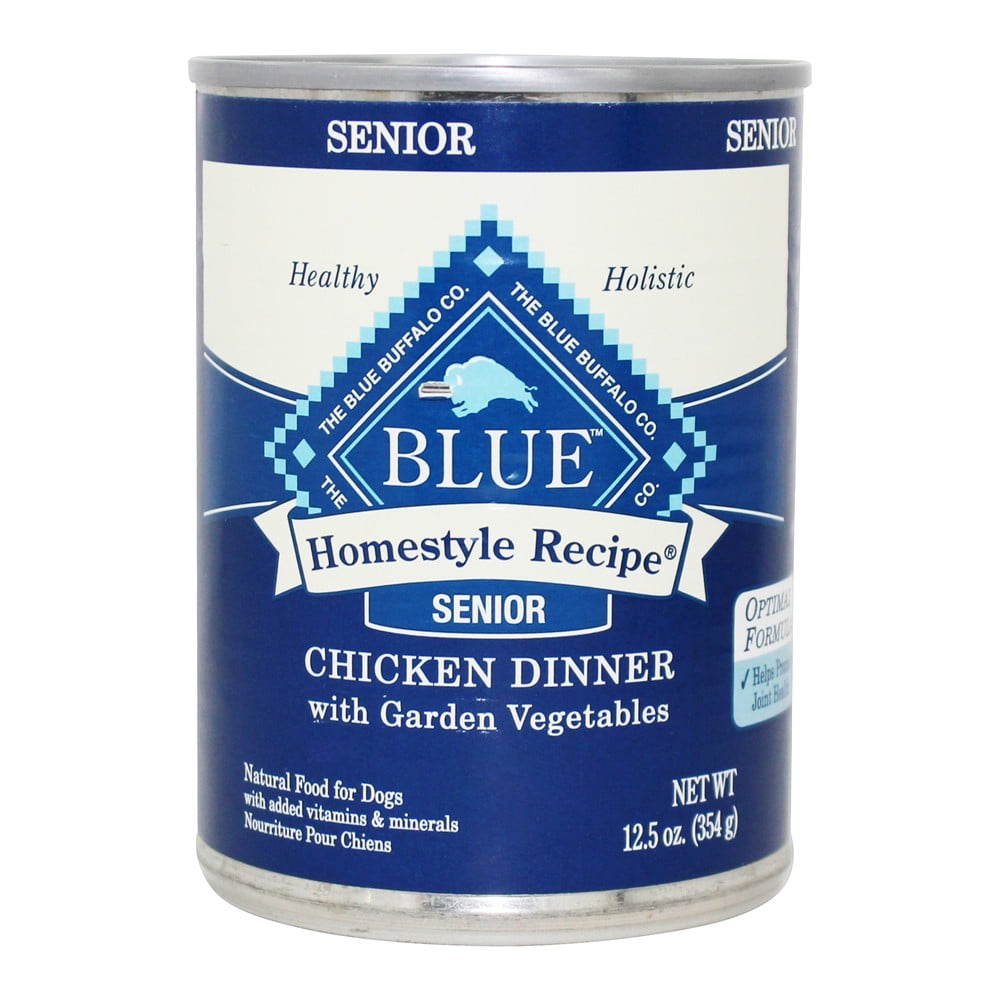 Blue Buffalo Homestyle Recipe Senior Canned Dog Food Chicken Dinner