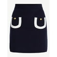 thumbnail image 5 of Free Assembly Women's Tipped Patch Pocket Mini Sweater Skirt, Sizes XS-XXL, 5 of 5
