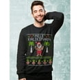 thumbnail image 5 of Tstars Mens Ugly Christmas Sweater Mele Kalikimaka Hawaiian Santa Themed Christmas Gift Funny Humor Holiday Shirts Xmas Party Christmas Gifts for Him Sweatshirt Ugly Xmas Sweater, 5 of 6
