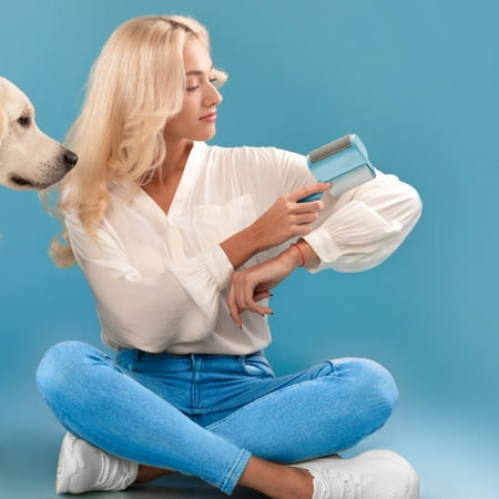 

Kokovifyves Cleaning Supplies Sticking and Sweeping Dual-Use Household Soft Wool Bedroom Sofa Bed Cleaning Removal Cleaning Brush Hair Sticking Device