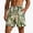 White L, variant on Enjoytime Shorts Men Summer Lightweight Swimwear Print Elastic Waist Drawstring Breathable Beach Shorts