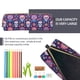 thumbnail image 5 of Fotbe leaf flower Skull colorful Estuche para Lápices de Cuero con Estampado, Estuche con Cremallera Resistente, Organizador Compacto y Elegante para Papelería, 5 of 7