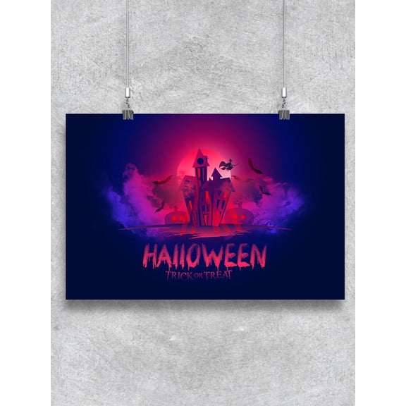 Halloween Trick Or Treat Design. Poster -Image by Shutterstock