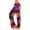 Purple, variant on Pajama Pants Women - Spooky Cats Halloween Pumpkins Soft Breathable Sleep & Lounge Pants for Women, Comfy Casual Pj Pants Bottoms with Pockets