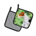 thumbnail image 2 of Fox Terrier St Patrick's Pair of Pot Holders, 2 of 3
