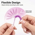 thumbnail image 3 of 50Pcs Disposable Lash Mascara Brushes, Spiral Lash Brush Applicators with Crystal Handles, Applicator Brow Brush Makeup Set, Lash Brush Makeup Tool, Purple, 3 of 7