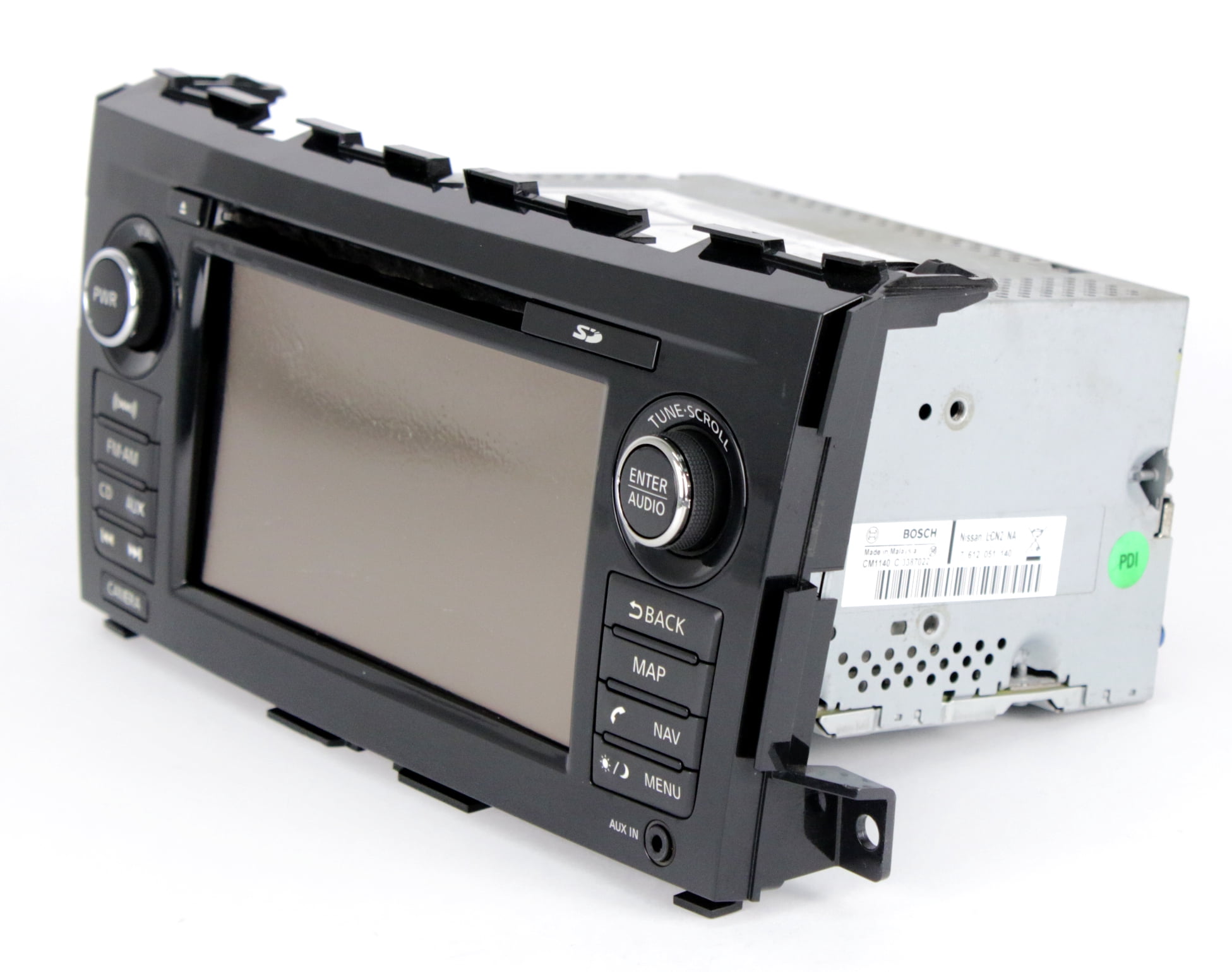 Restored 2013-2014 Nissan Altima AM FM Radio Bluetooth GPS Navigation Model ID 259153TA1A (Refurbished)