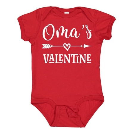 

Inktastic Oma Valentine Day Grandchild Gift Baby Boy or Baby Girl Bodysuit